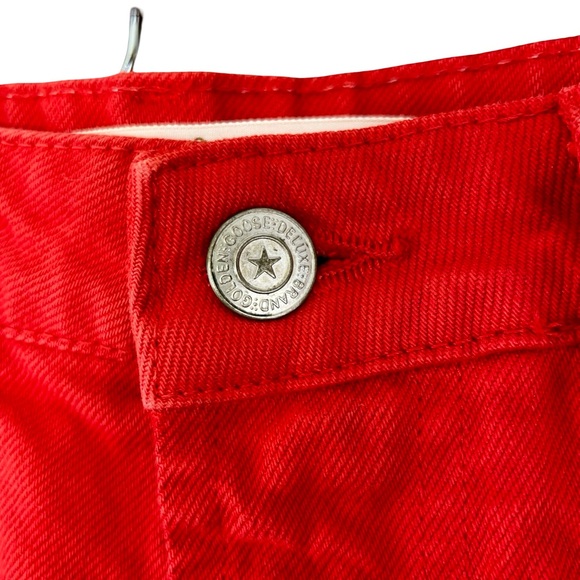 Golden Goose Red Mid-Rise Jeans - Picture 3 of 16